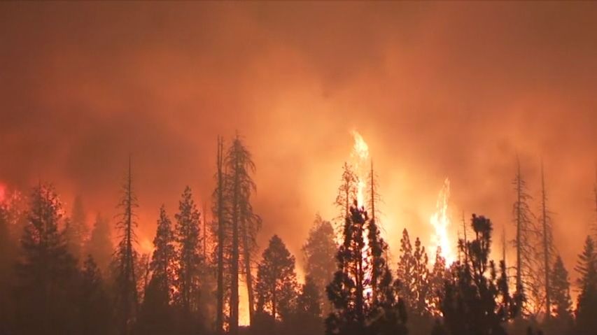 Video z rozpálené Kalifornie: Požáry jsou bleskové, lidi vyprošťují vrtulníky